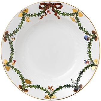 Star Fluted Plate Deep 24,5cm